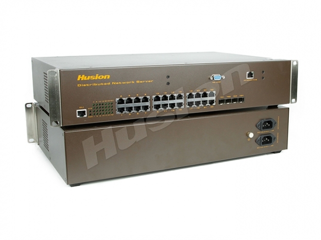 Husion HDC IP10G-24C 24 埠分佈式網路影音傳輸系統主機