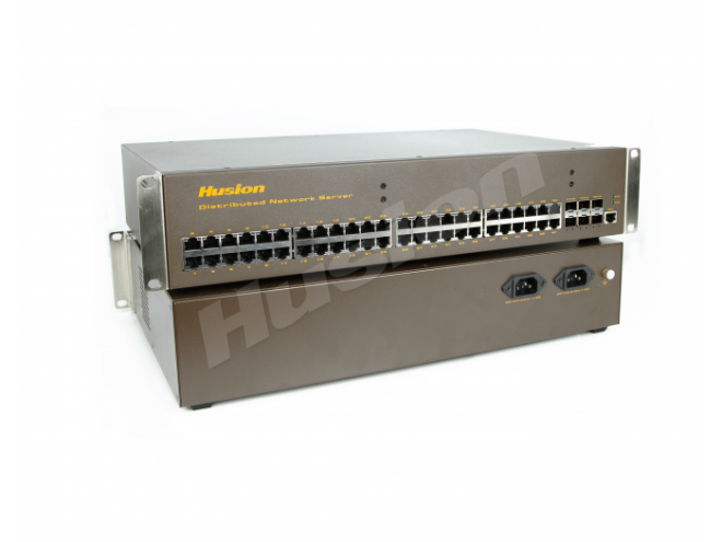 Husion HDC IP10G-48CS-POE 48埠分佈式網路影音傳輸系統主機